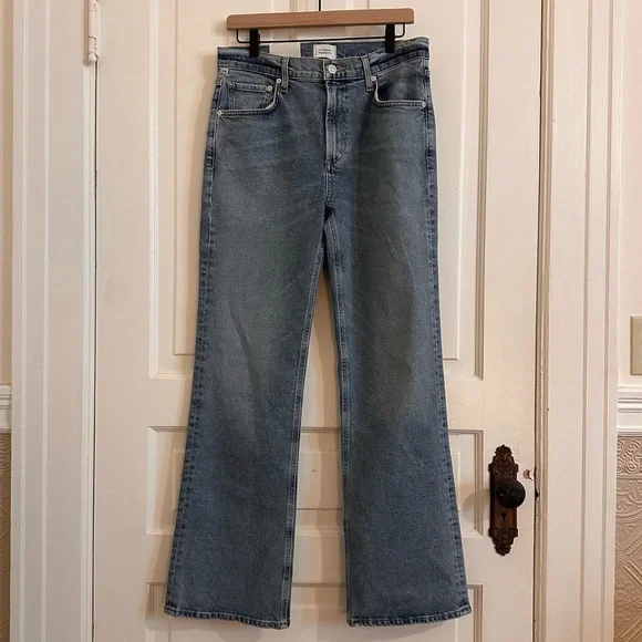 Citizen of Humanity Vidia Wide Leg Bootcut Flare Medium Wash Jeans Size 29 - Picture 3 of 11